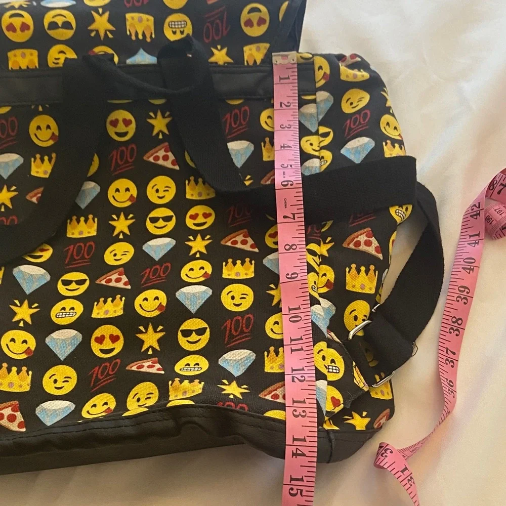Emoji Print Backpack